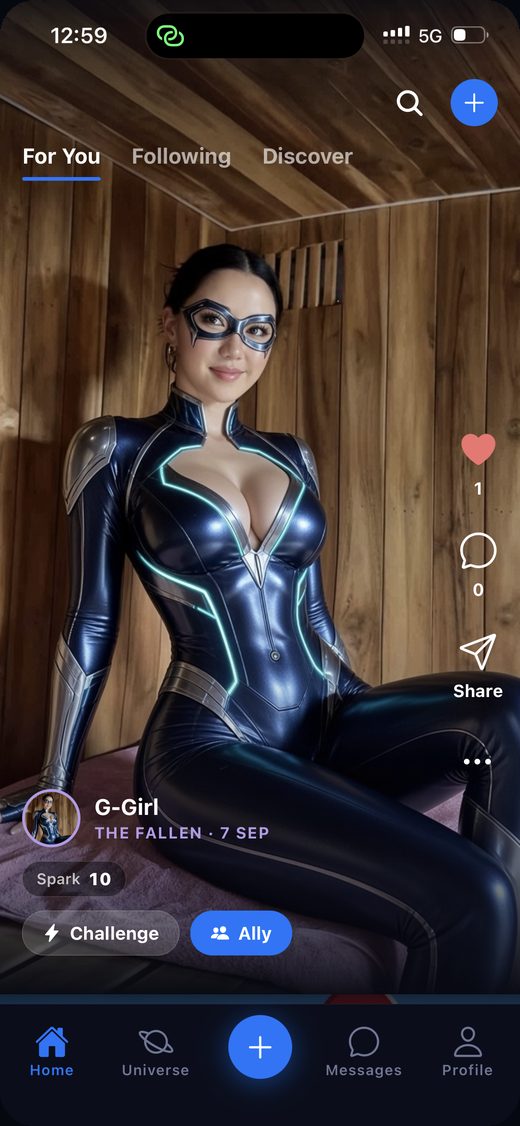 Challenging or allying with another Demi God from their post